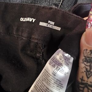 Old Navy Black Pixie Trousers